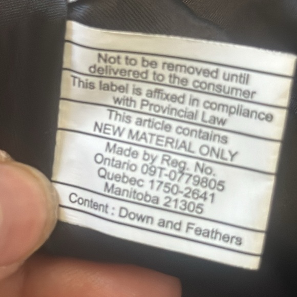 DkNy long puffer coat faux fur hoodie size XS - Picture 16 of 16